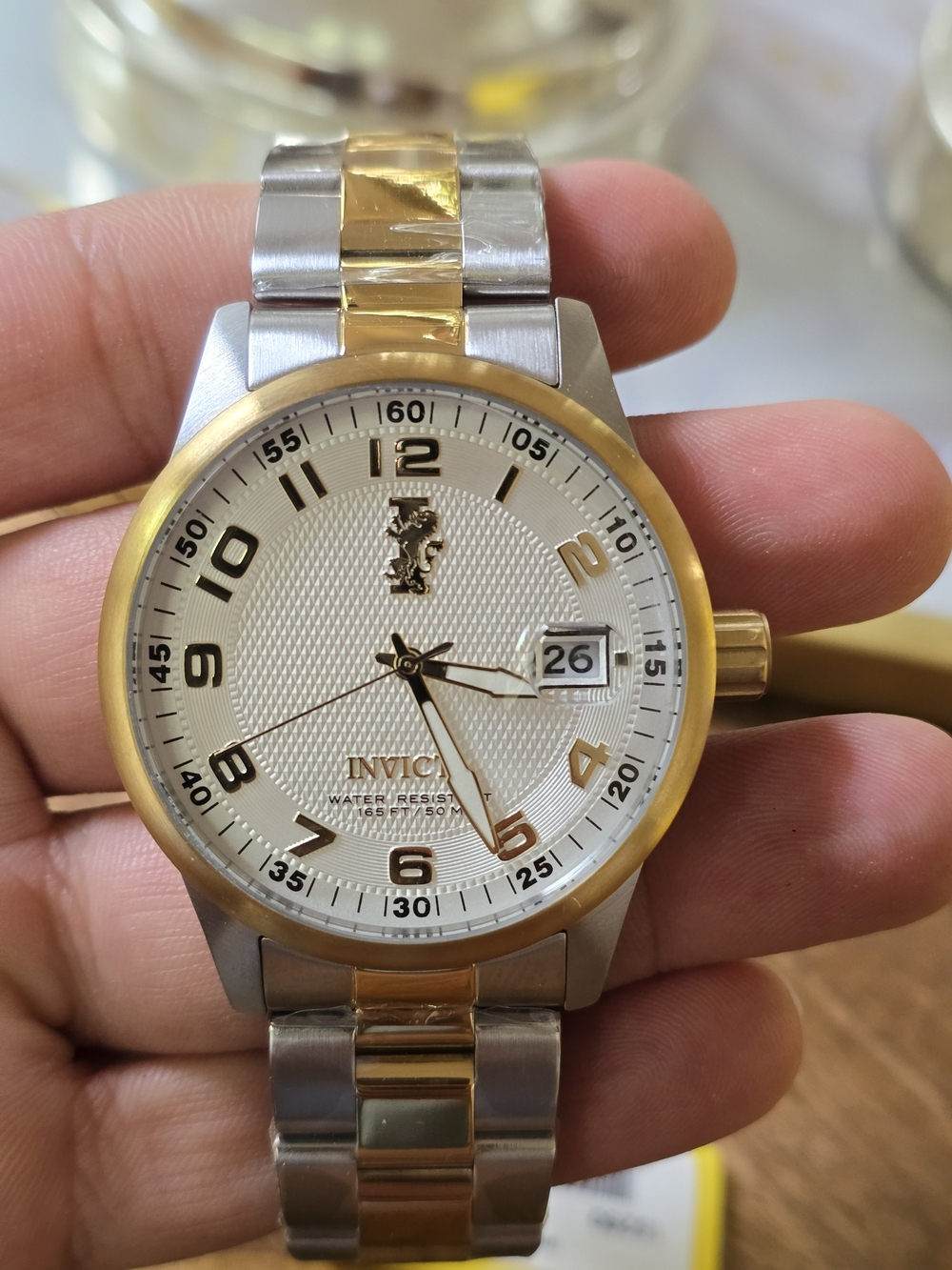Invicta Men's Two-Tone Gold and Silver Stainless Steel Watch